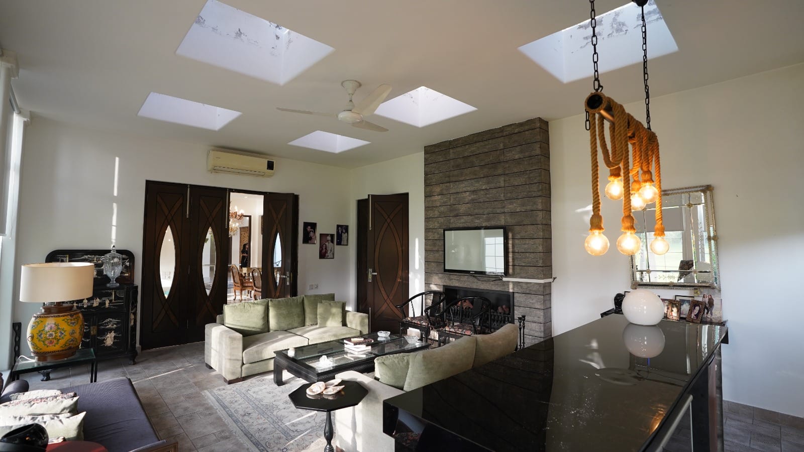 12 kanal farm house 🏡 available for sale 300 ft. Front Bedian Road in Thethar......Top Notch Location..........